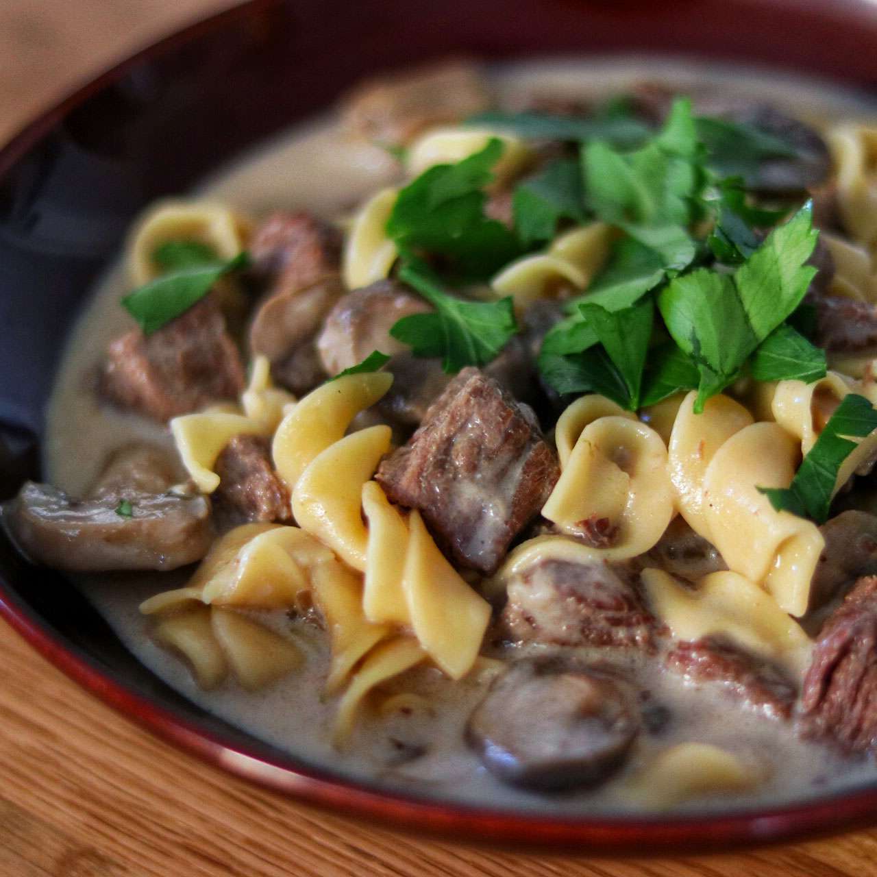 Thịt bò stroganoff cho nồi tức thì