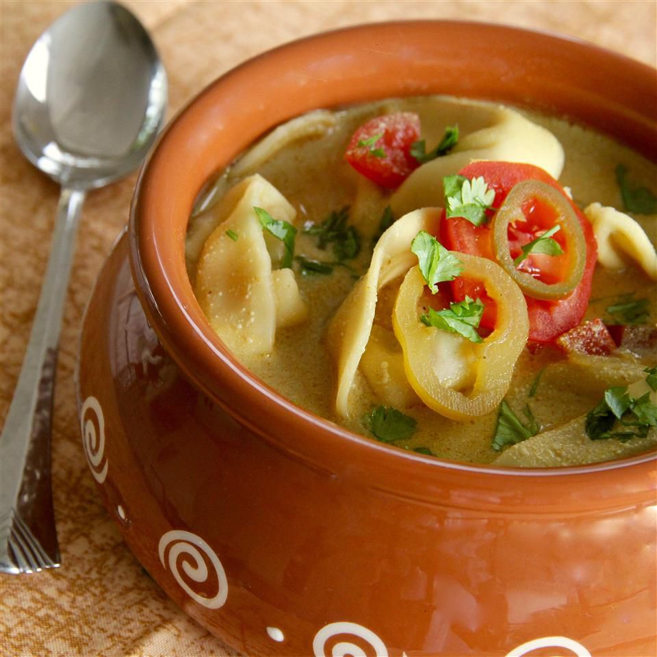 Phô mai tortellini trong nước cốt dừa unried