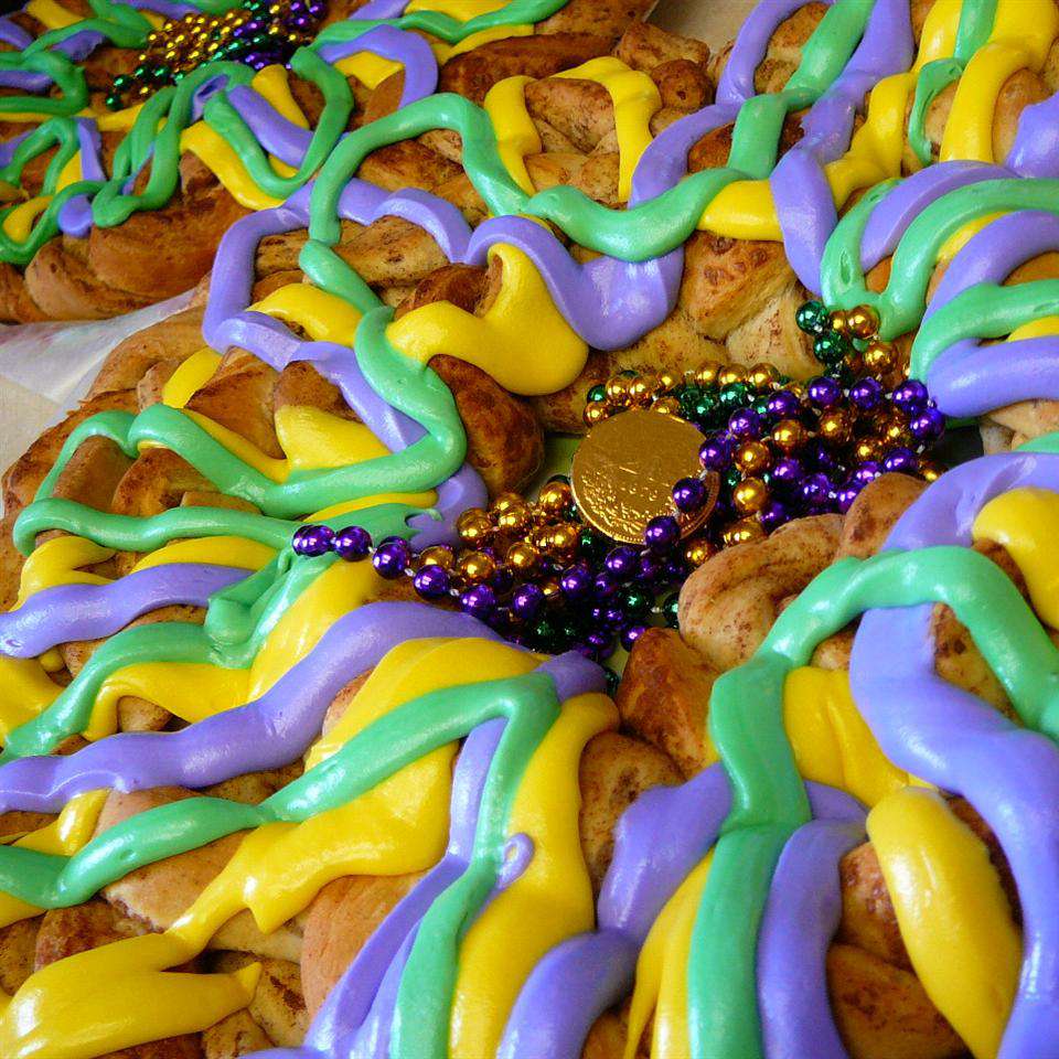 Siêu dễ dàng Mardi Gras King Cake