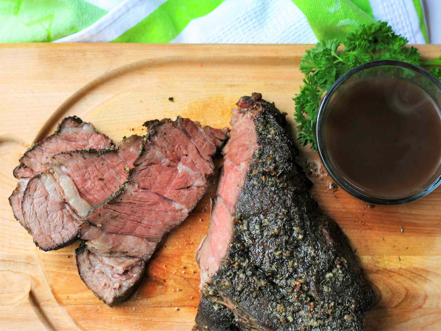 Sous vide blade rang với au jus