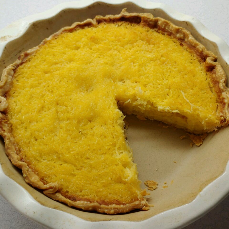 Bánh dừa giả (spaghetti squash pie)