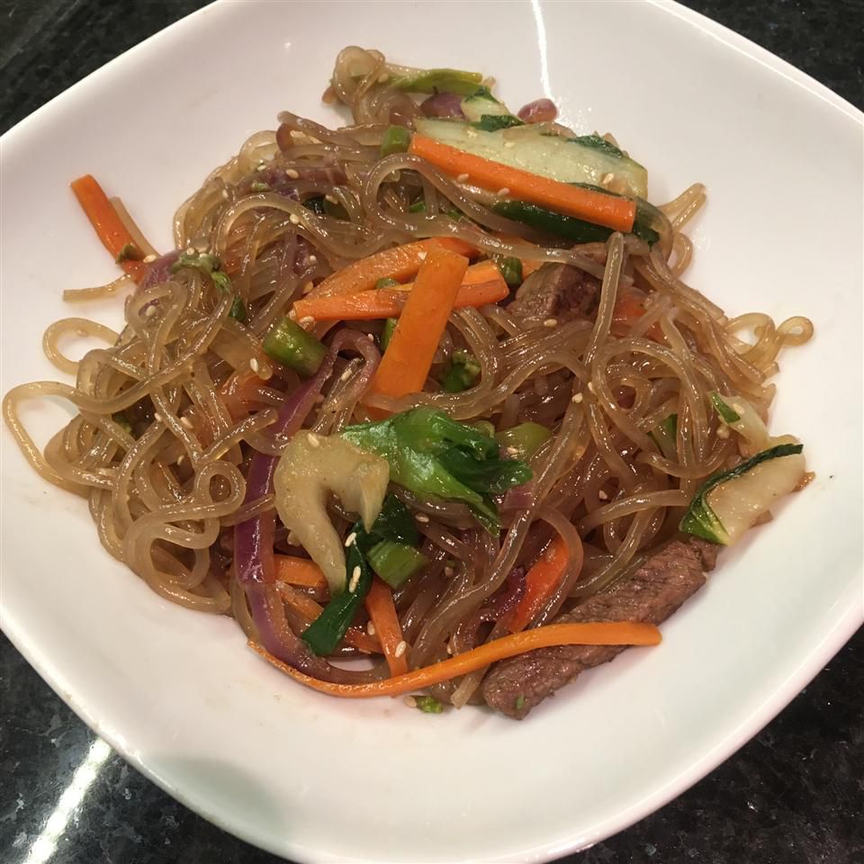 Noodles thủy tinh Japchae Hàn Quốc