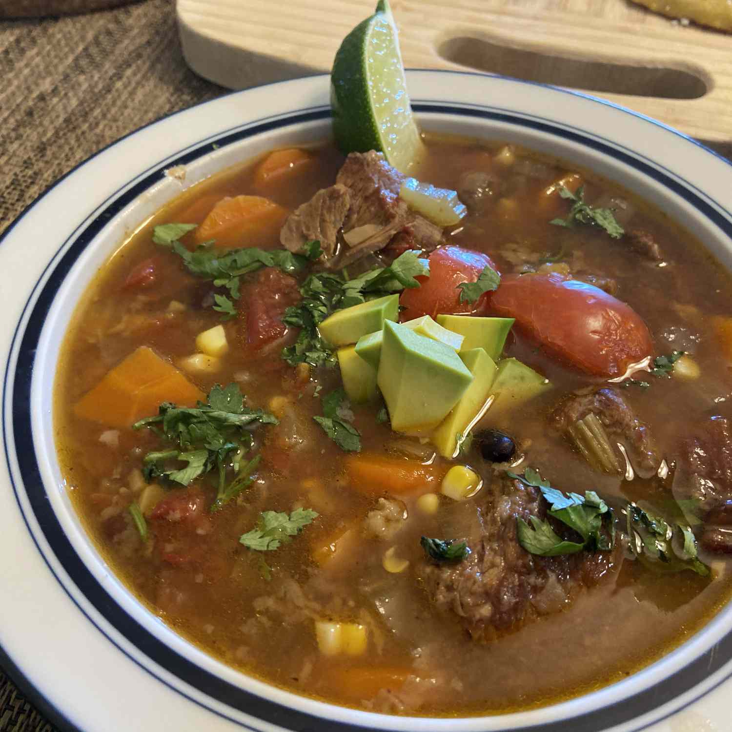 Noker Slow Mexico Beef Stew