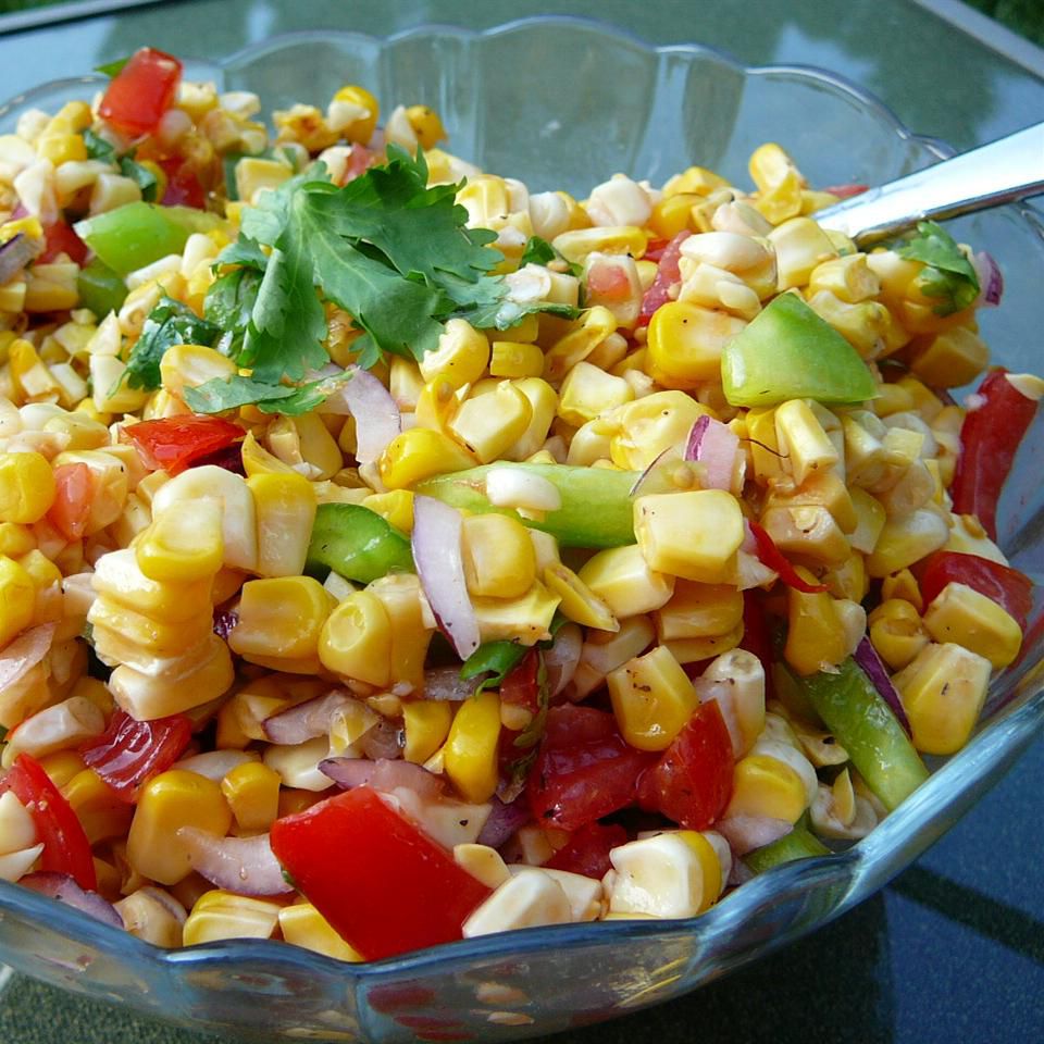 Salad ngô nướng