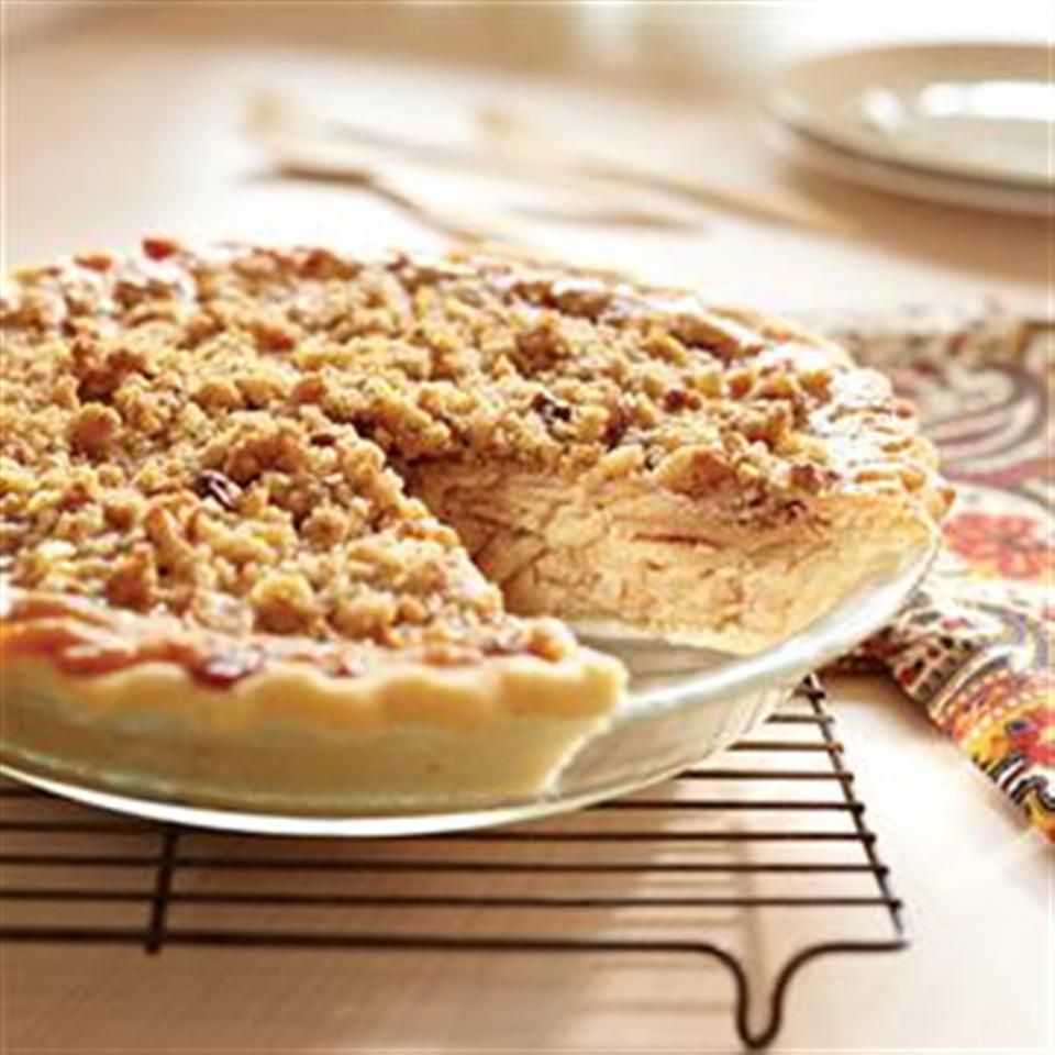 Caramel Apple Walnut Pie