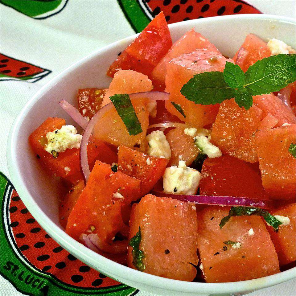 Salad dưa hấu cà chua