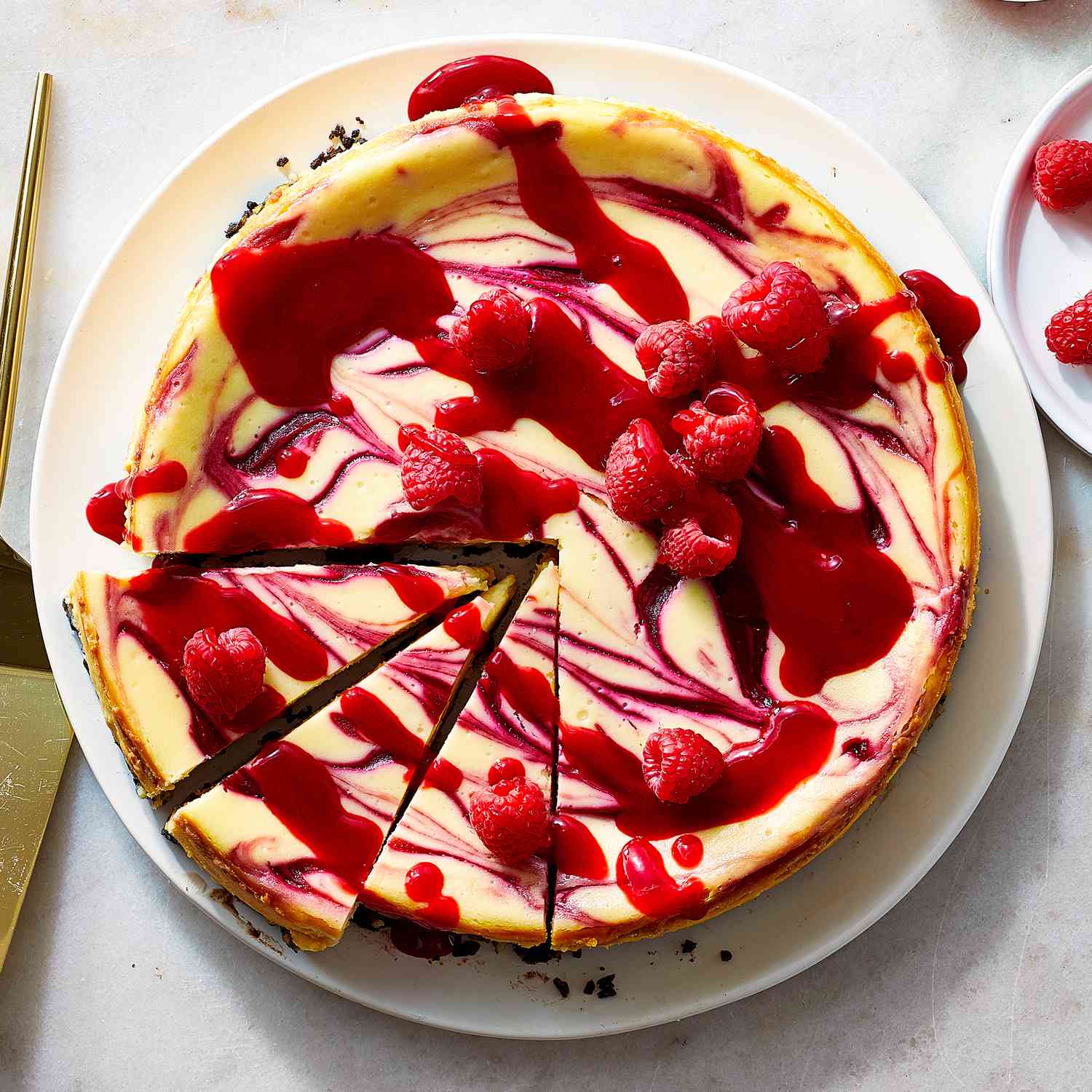 Sôcôla trắng Raspberry Cheesecake