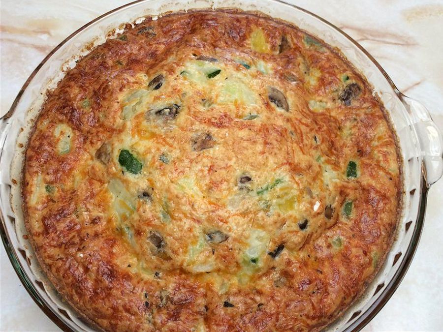 Rau bina và Ham Quiche