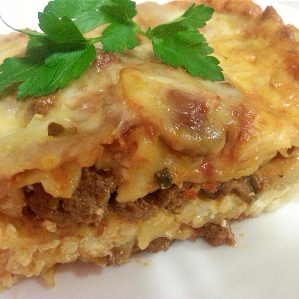 Lasagna dễ dàng với mì chưa nấu chín