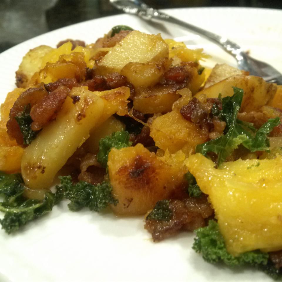 Mango-Bacon-Butternut Squash Hash