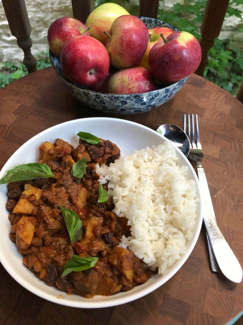 Instant Pot Lamb Tagine với đậu lăng