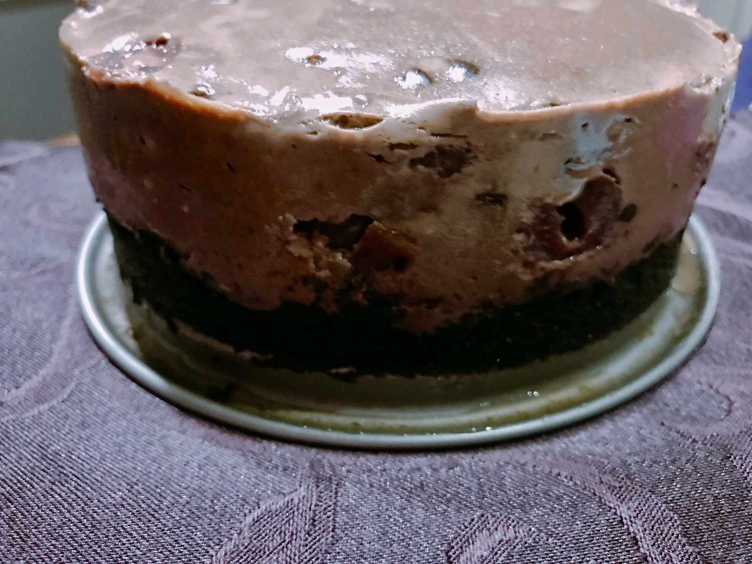 Instant Pot Chocolate Cherry Cherry Cheesecake