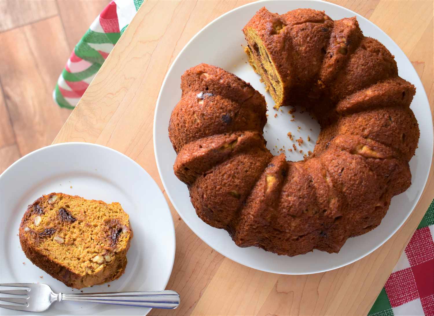 Bánh chuối-pumpkin Bundt