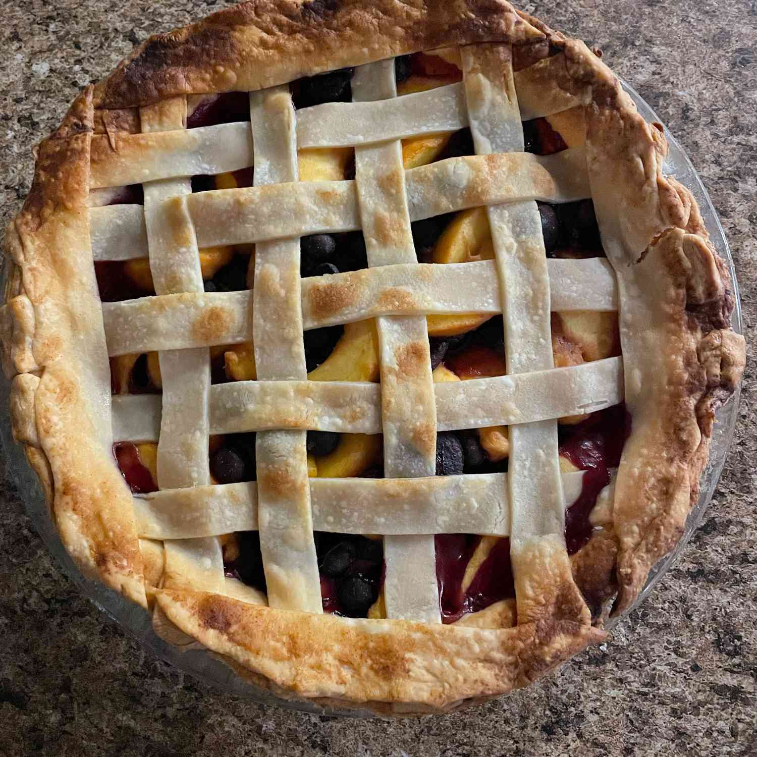 Cherry Berry Peach Pie