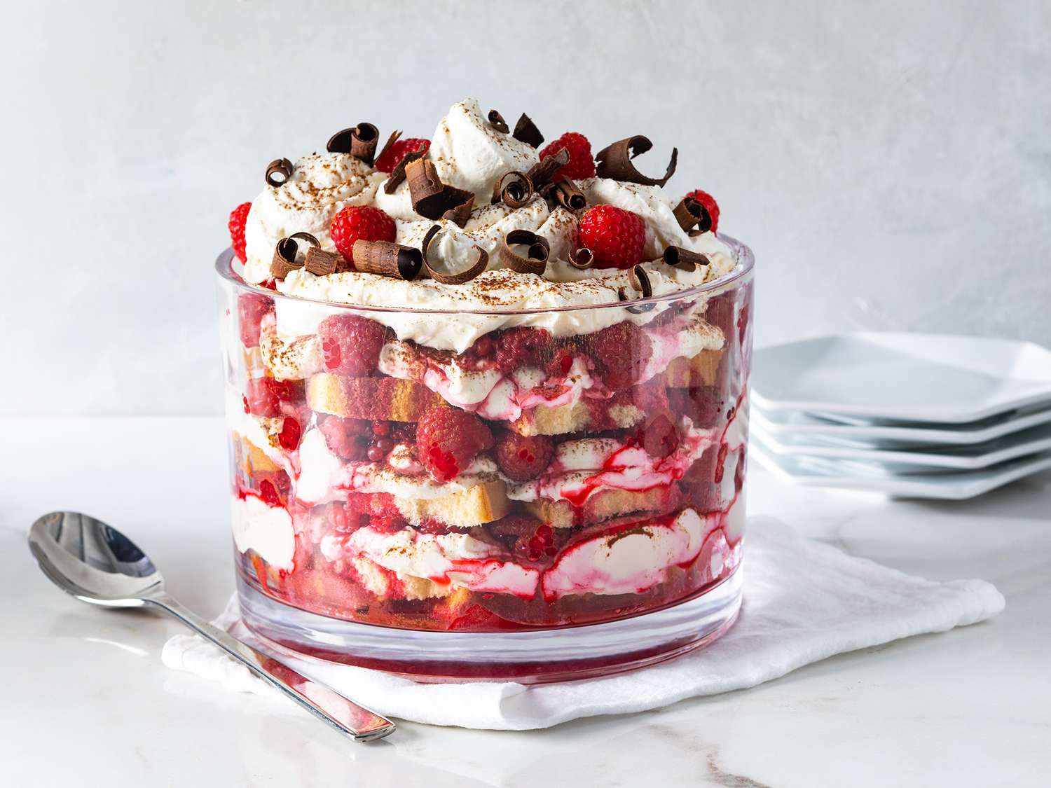 Raspberry trifle