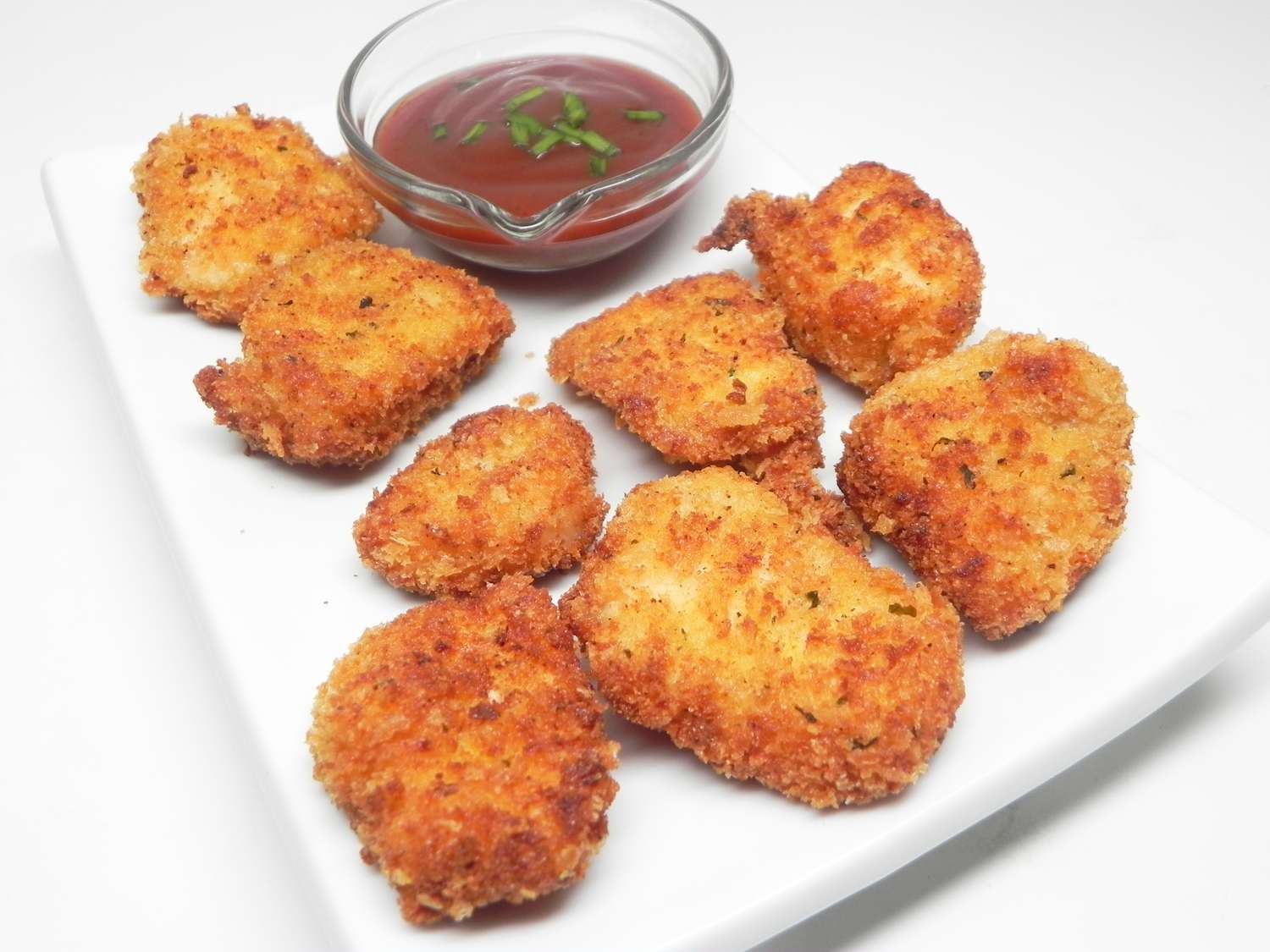 Parmesan panko gà poppers