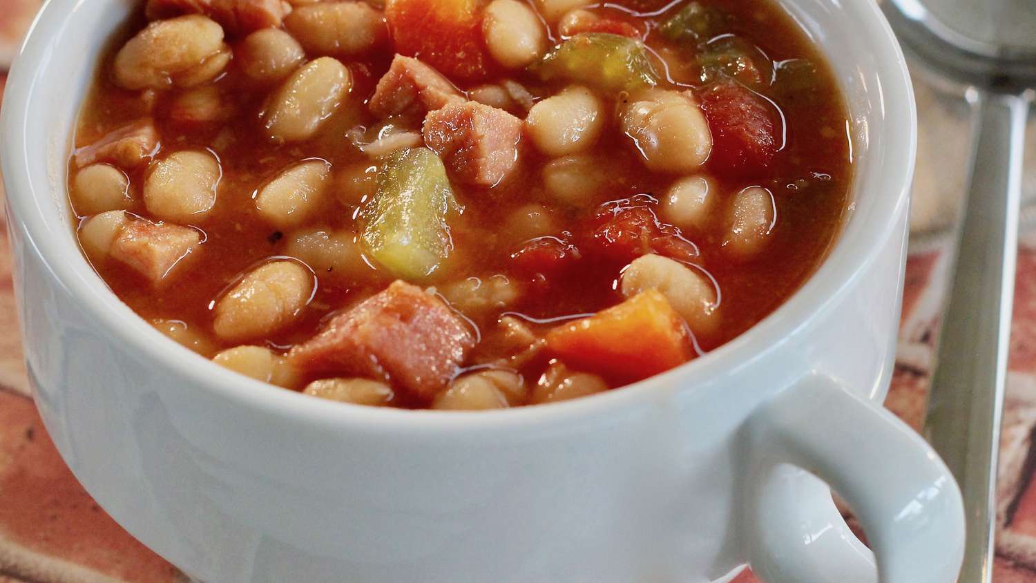 Instant Pot Double Bean và Ham Soup