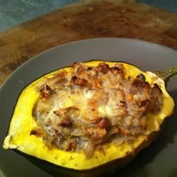 Delicata squash với hạt nhồi