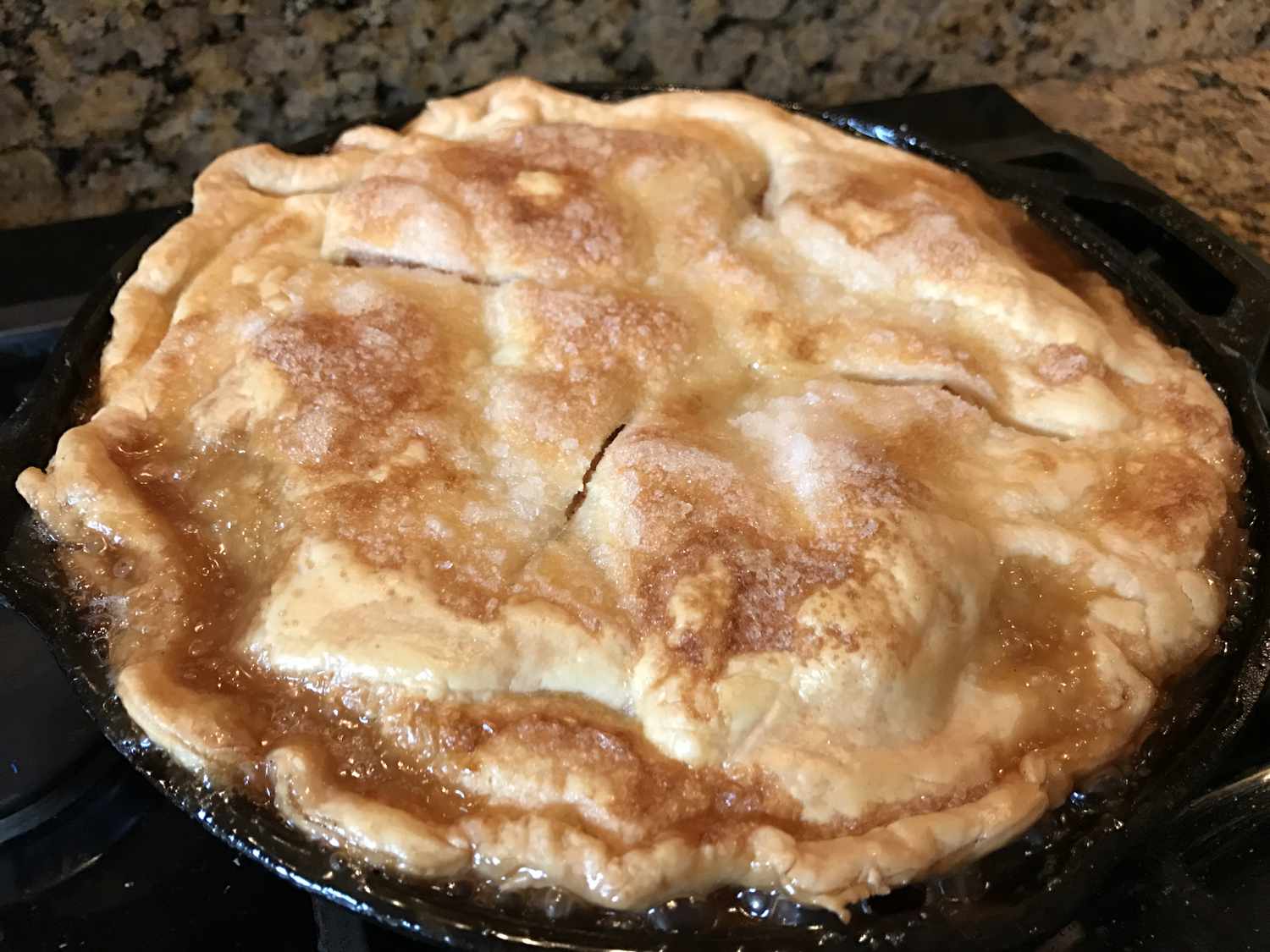 Grandmas skillet skillet pie