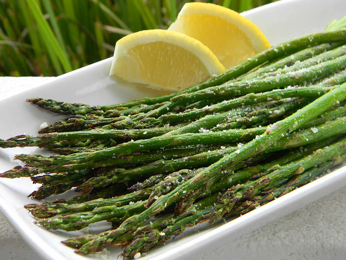 Lemon parmesan măng tây