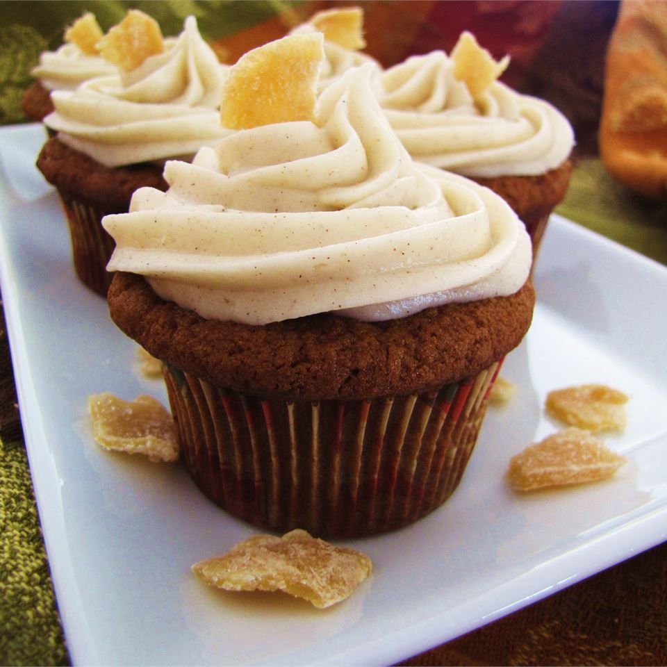 Bánh cupcake gừng bí ngô