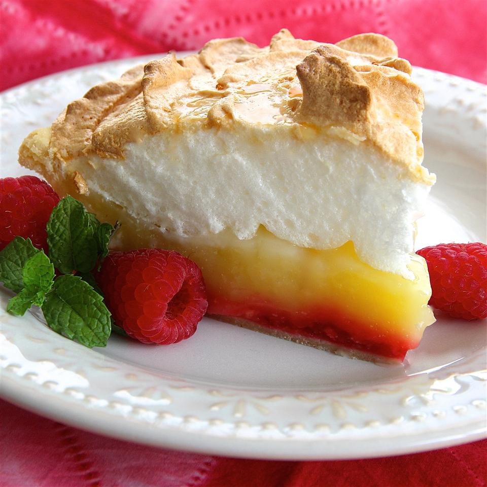 Raspberry Lemon Meringue Pie