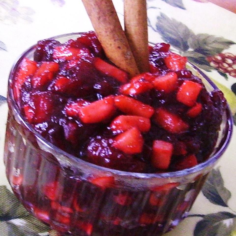 Chutney cranberry gia vị