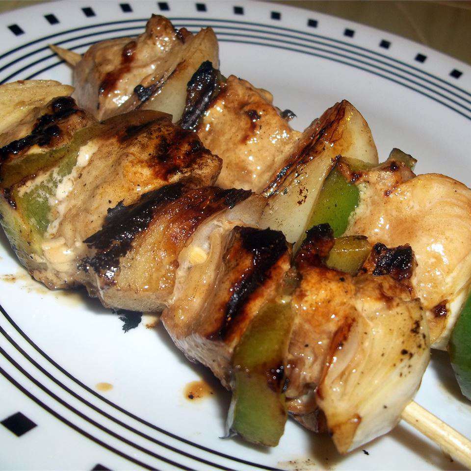 Gà ướp kabobs