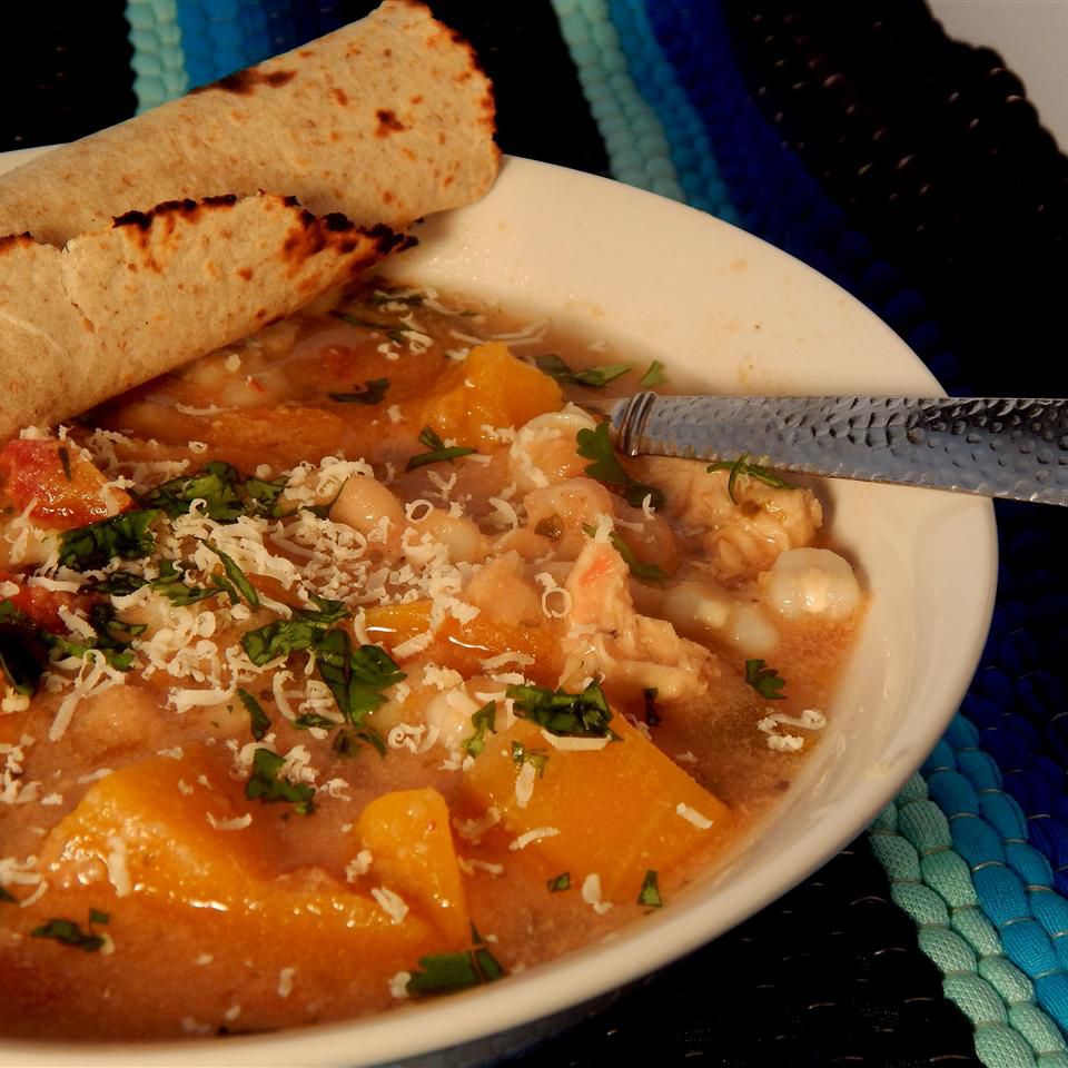 Gà butternut squash posole