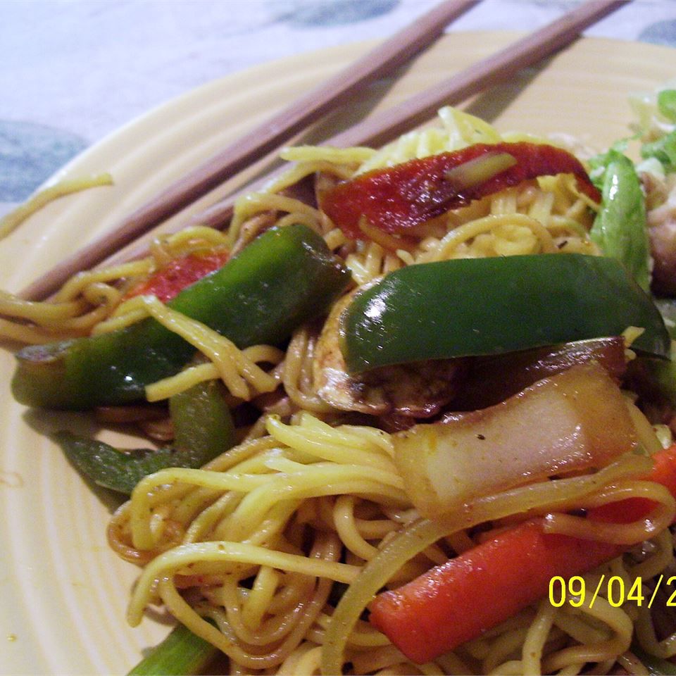 Rau lo mein