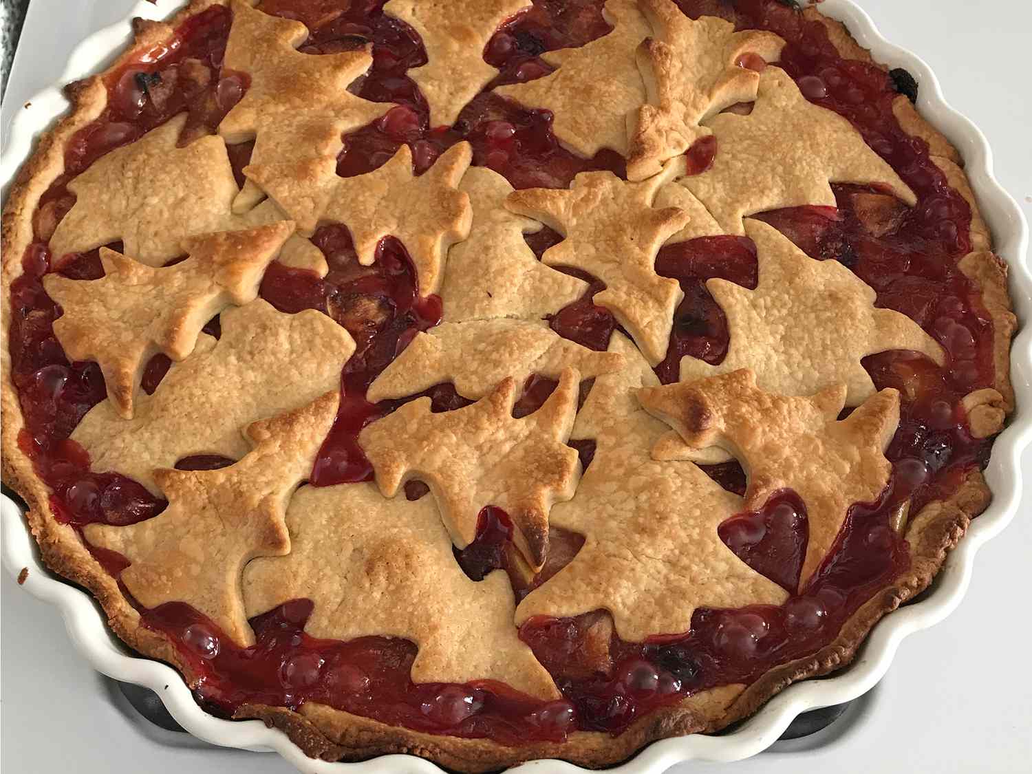 Buttery Cranberry Pie