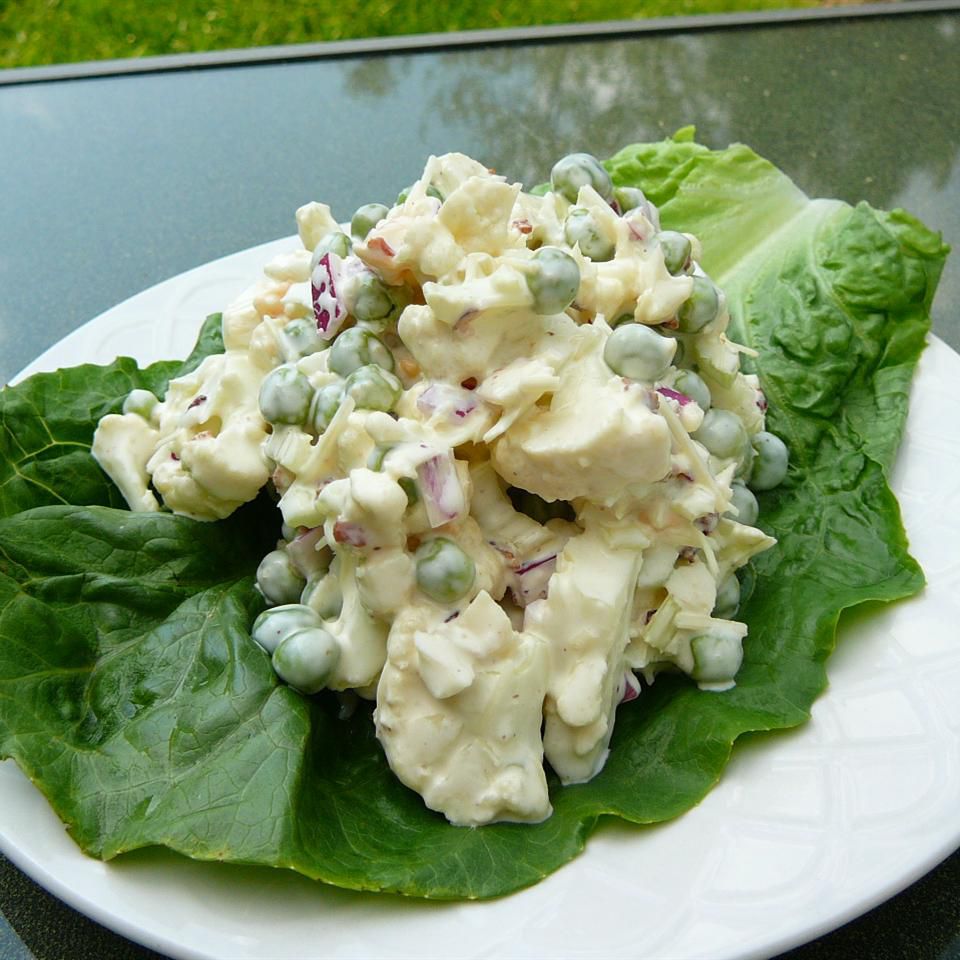 Ginnys súp lơ và salad đậu