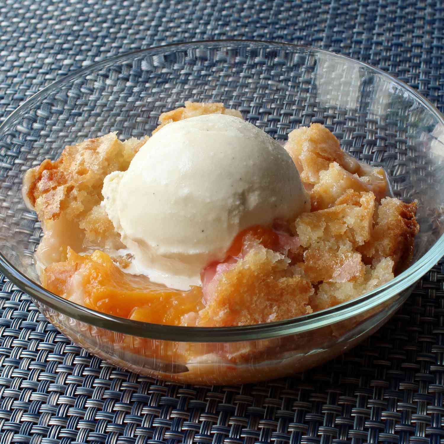 Crisp Peach Cobbler