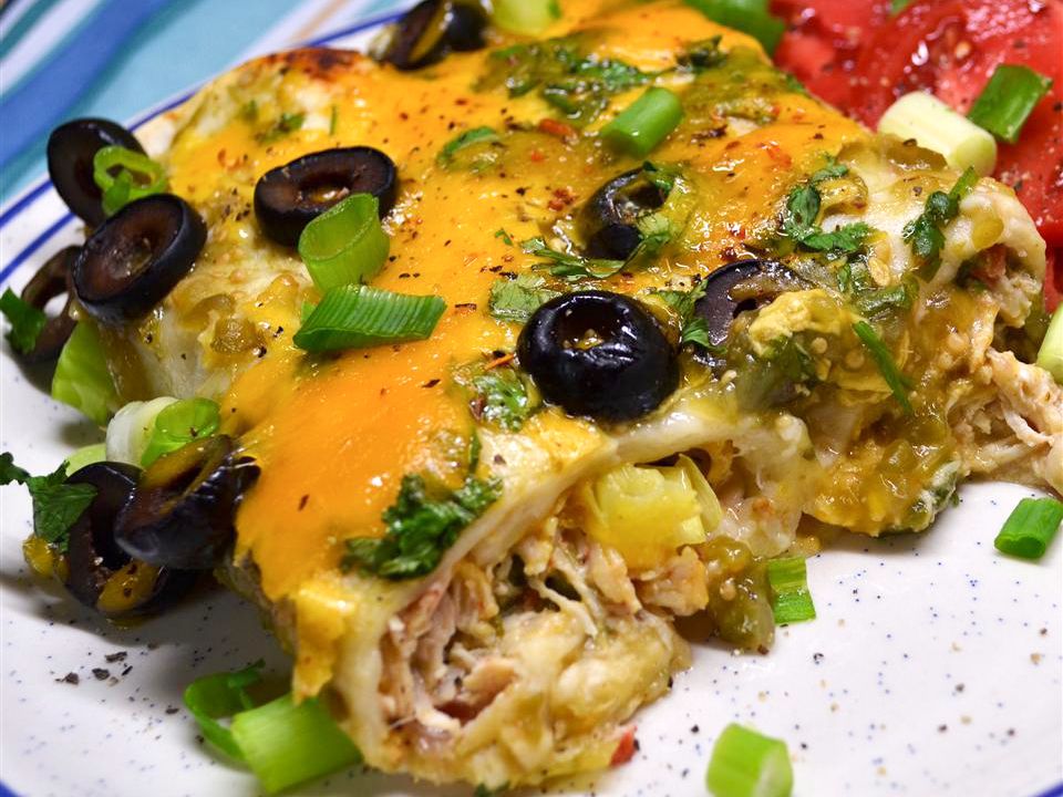 Kem Cheese Chicken Enchiladas