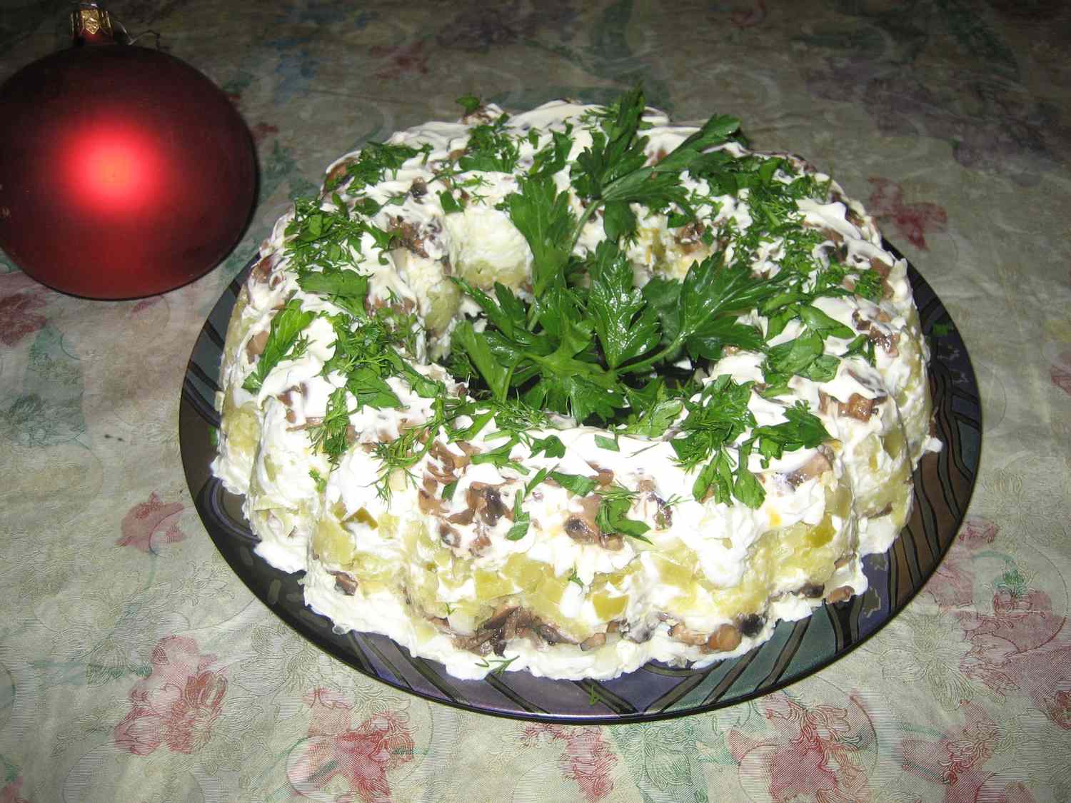 Salad nấm Nga