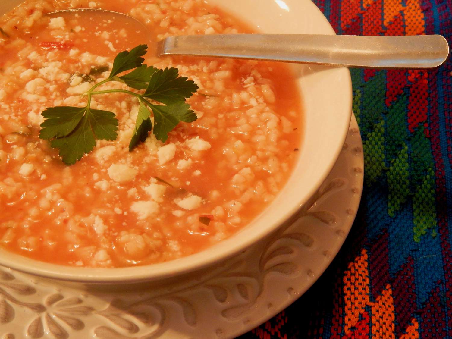 Súp gạo Mexico (Sopa Aguada de Arroz)