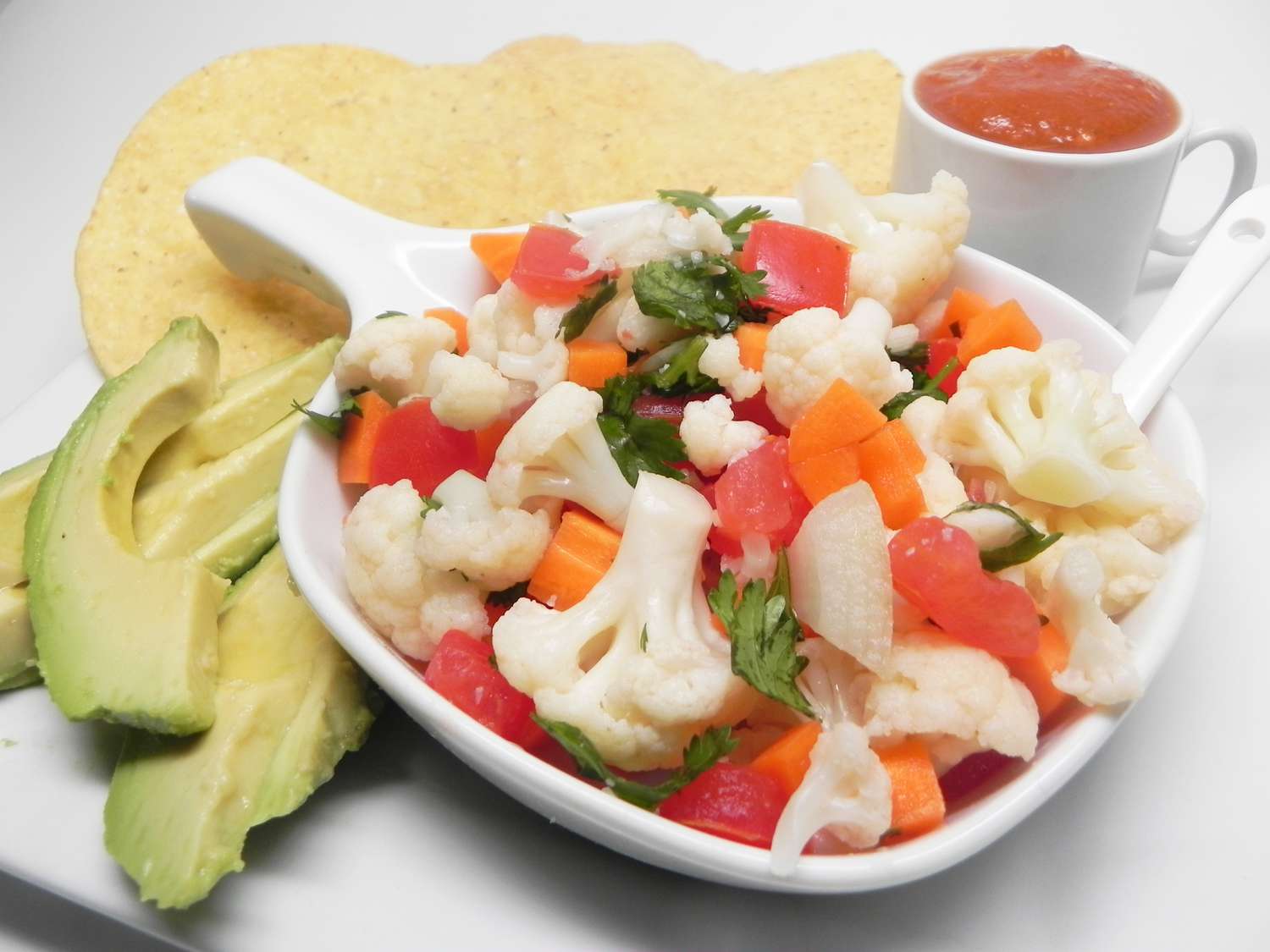 Dễ dàng súp lơ ceviche