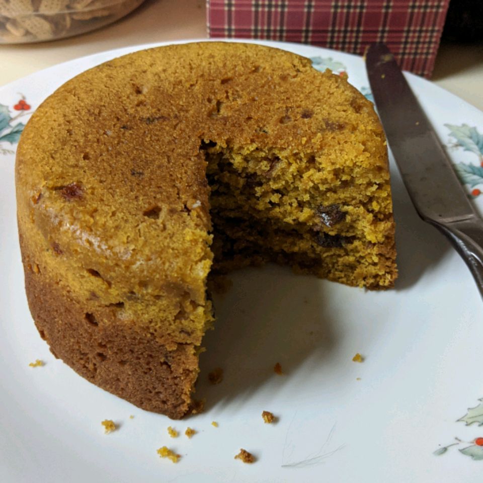 Bánh pudding Giáng sinh hấp