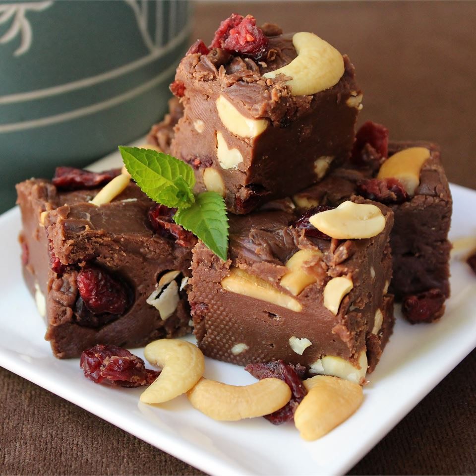 Hoàn hảo cranberry carkew fudge