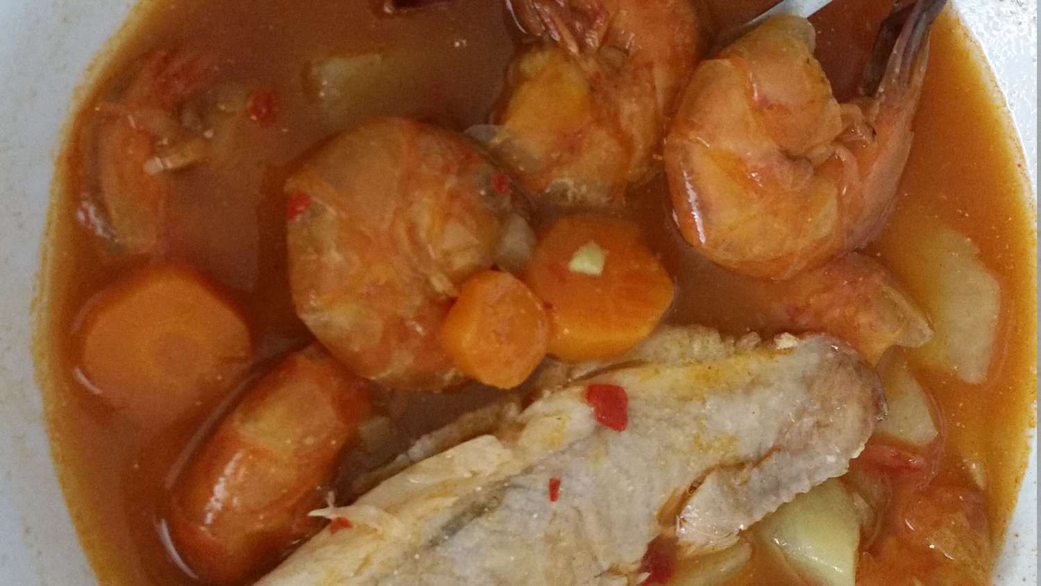 Súp tôm Mexico (Caldo de Camaron)