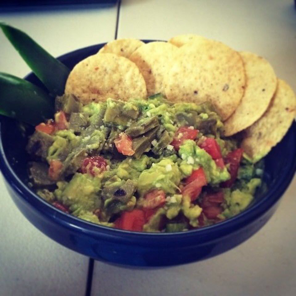 Guacamole với Nopales (xương rồng Mexico)