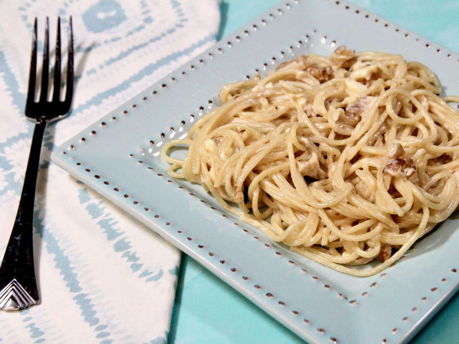 Pasta tóc thiên thần với gorgonzola