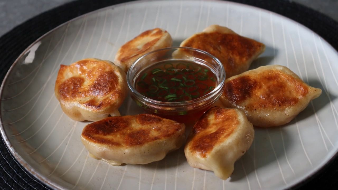 Toàn bộ tôm potstickers