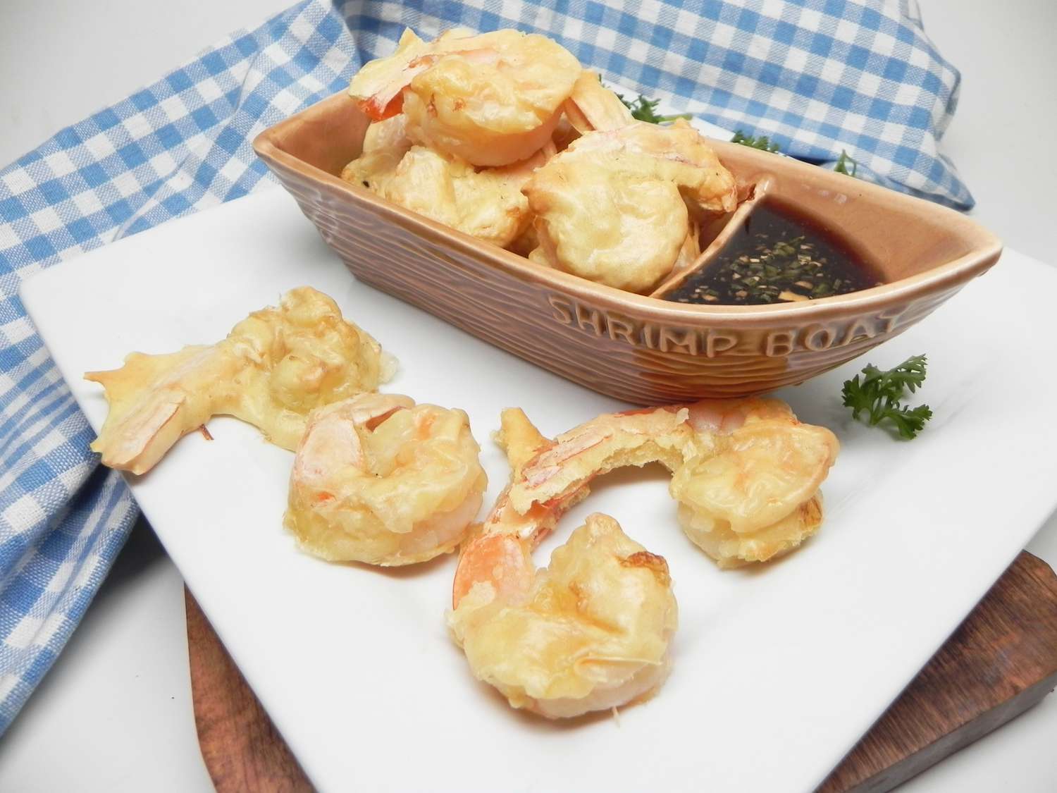 Air Fryer tôm Tempura