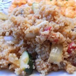 Rau nướng với couscous