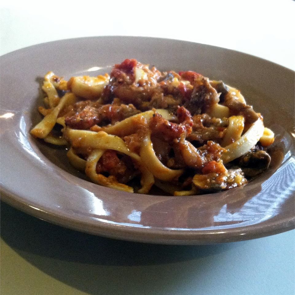 Crawfish fettuccine