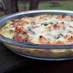 Ham và Veggie Quiche