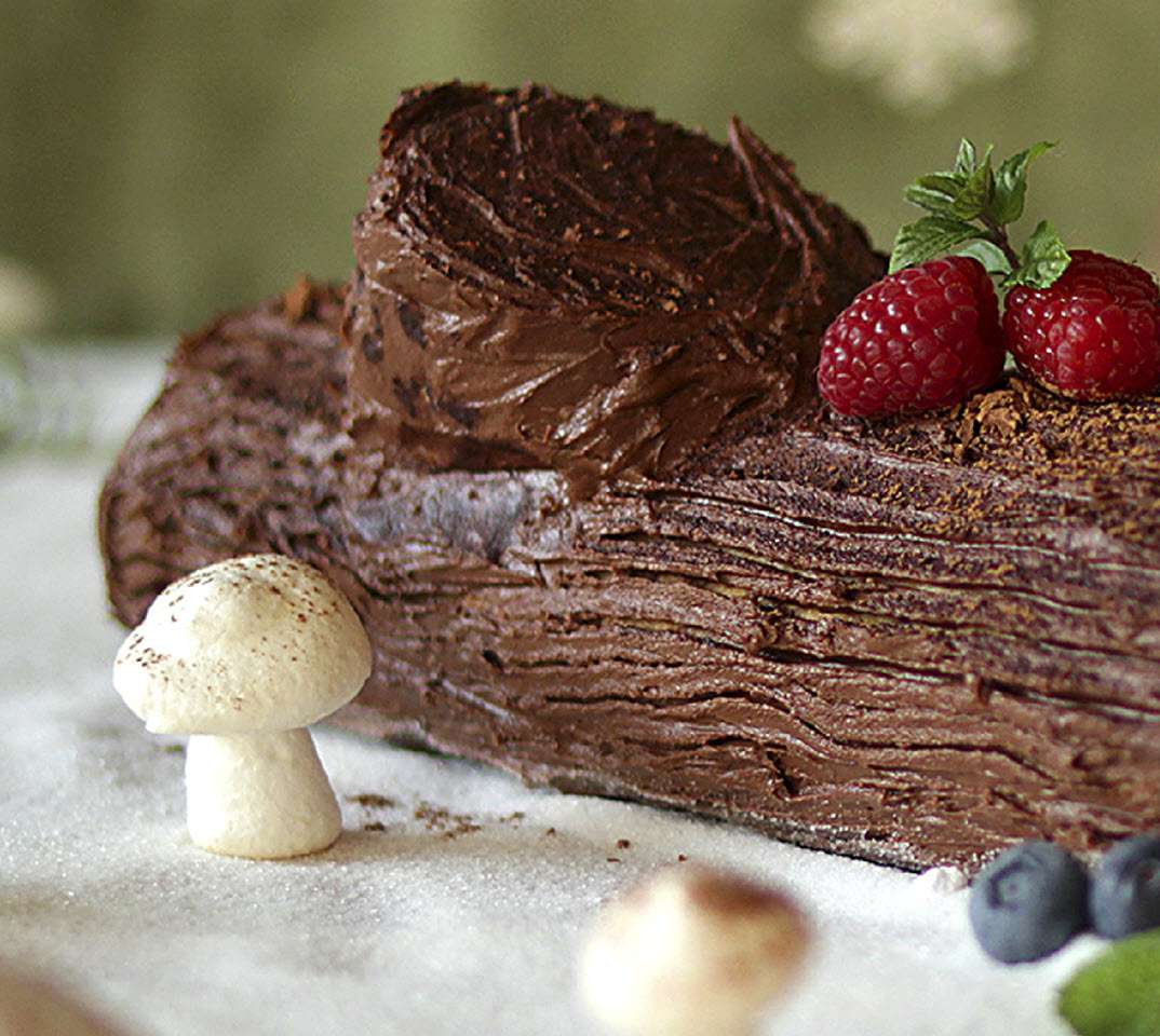 Yule Log Cake