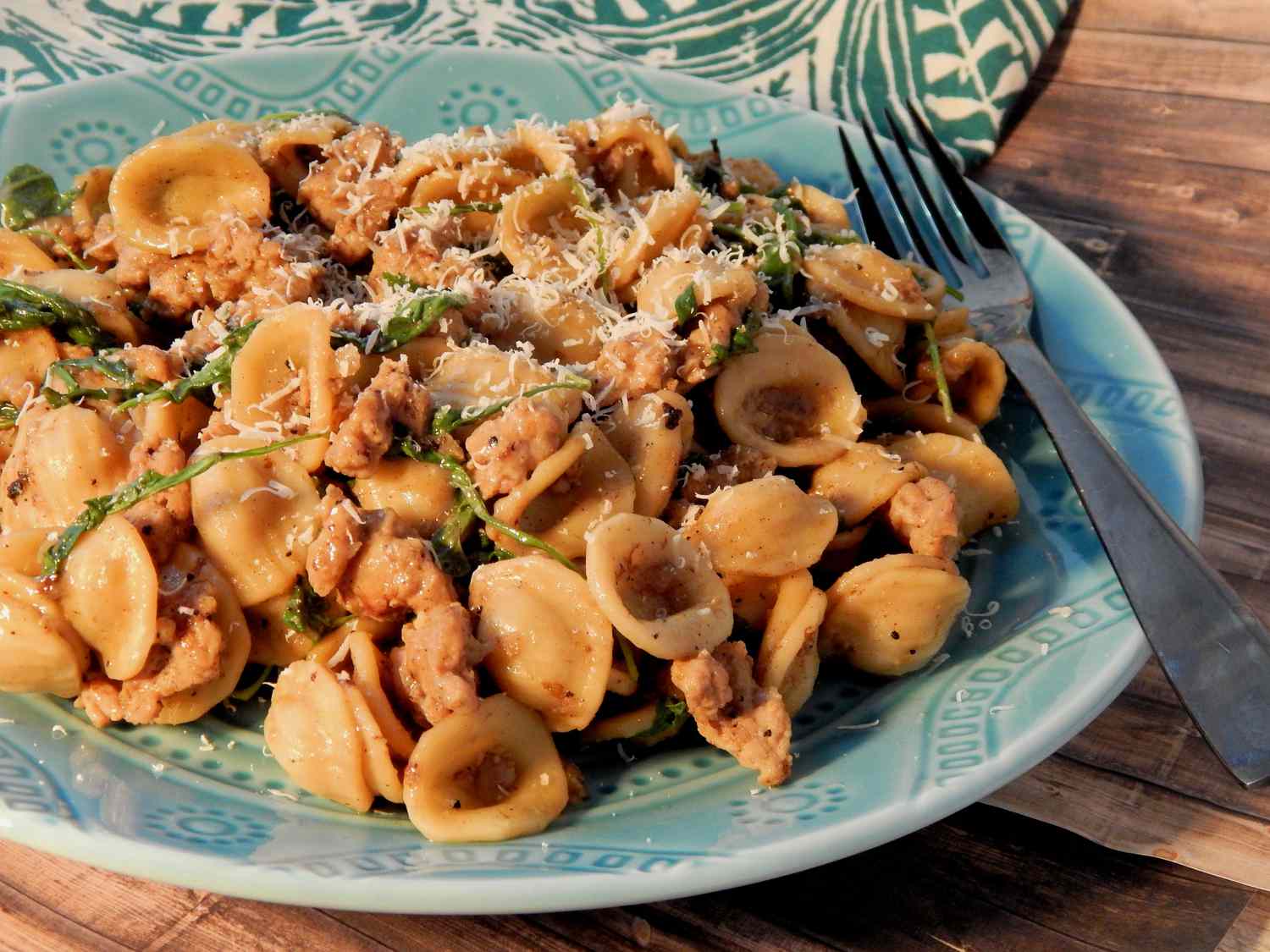 Một pan orecchiette mì ống