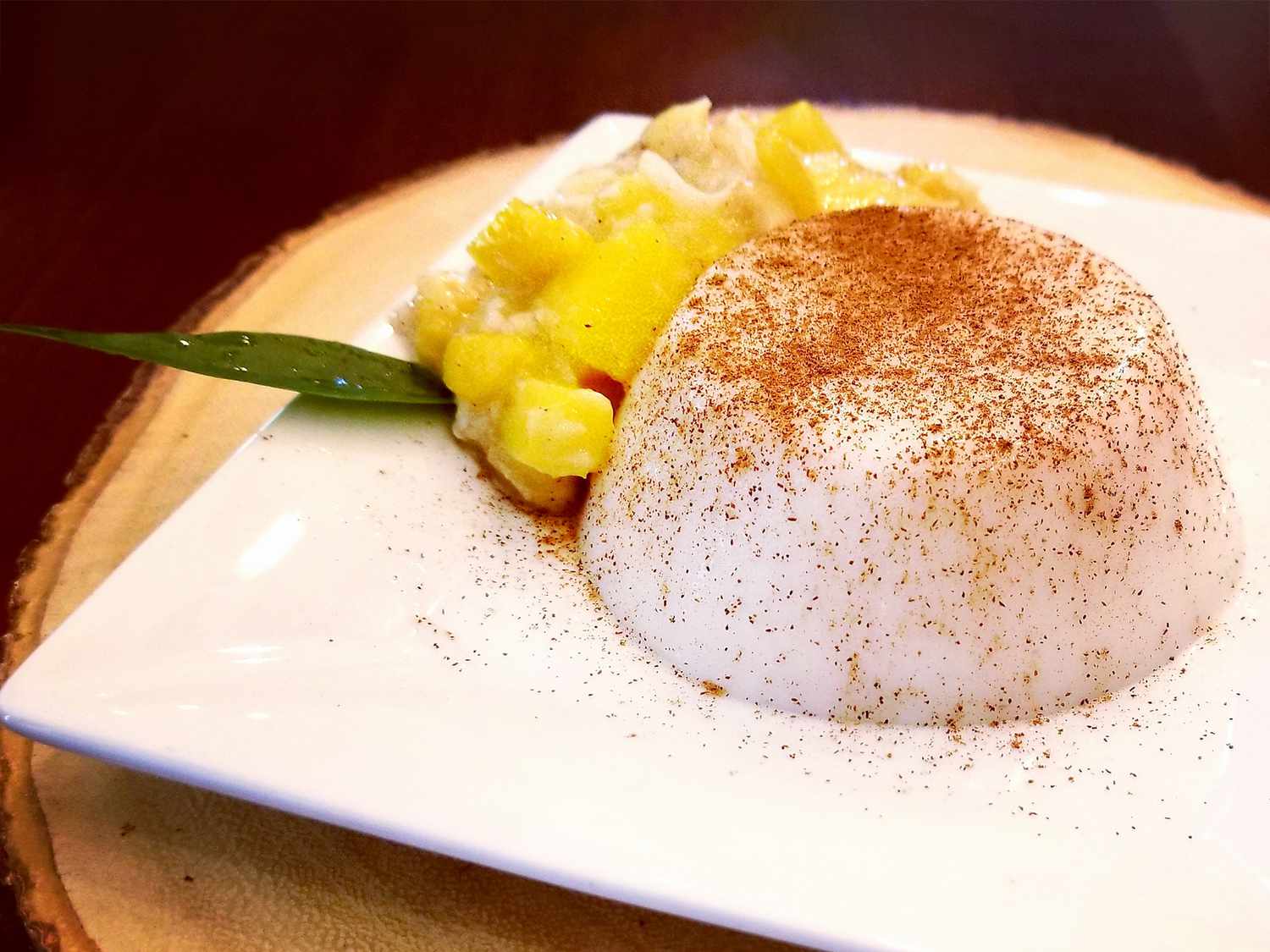 Bánh pudding dừa puerto rican